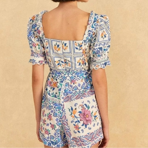 FARM Rio Multicolor Patchwork Jumpsuit - Picture 4 of 8